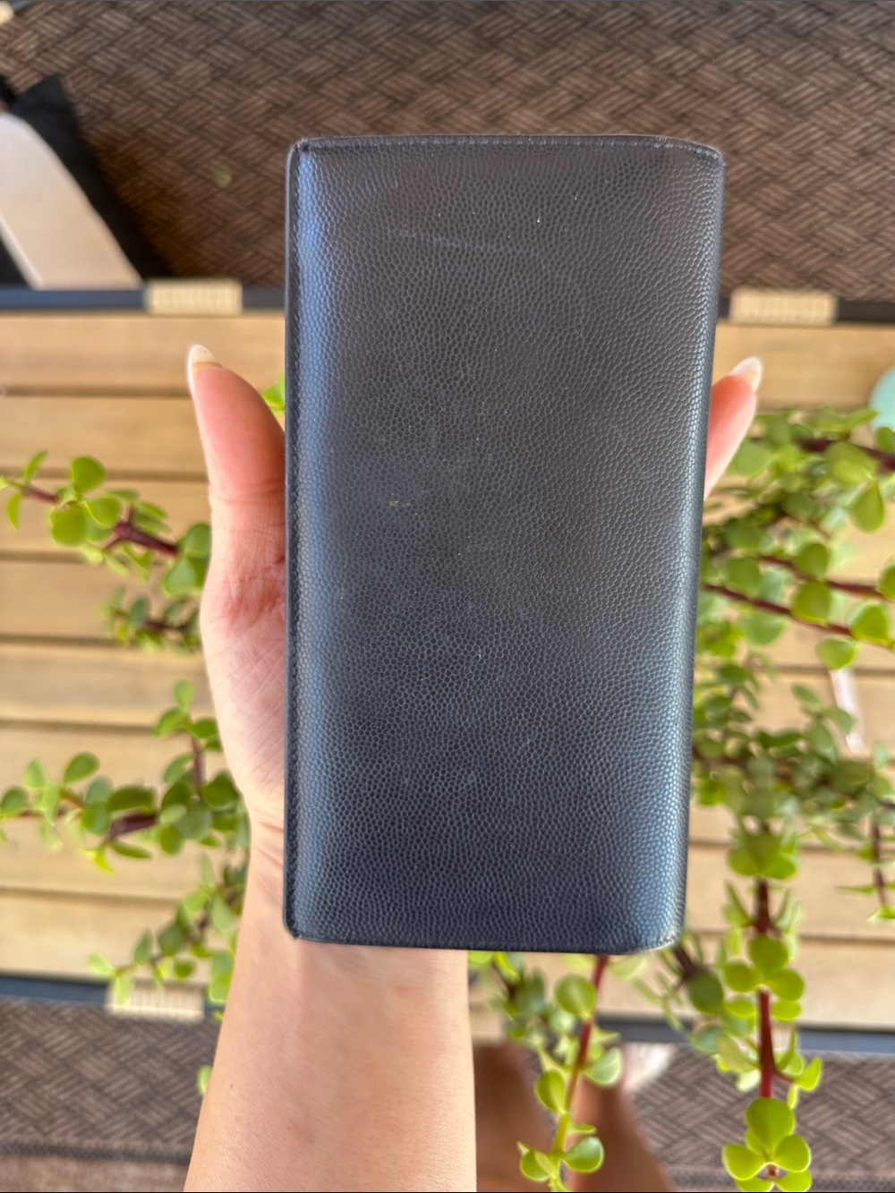 Yves Saint Laurent Black Leather Long Wallet - Picture 4 of 7